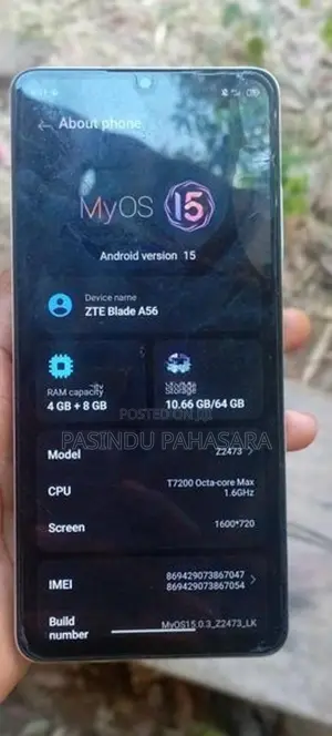 ZTE Blade A56 (Used)