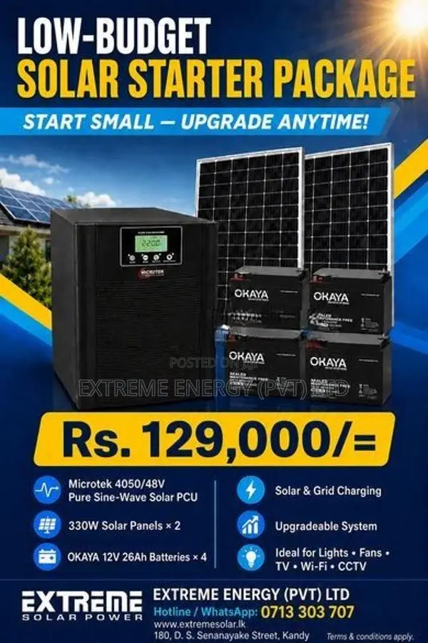 Microtek Solar Starter Package 3kVA
