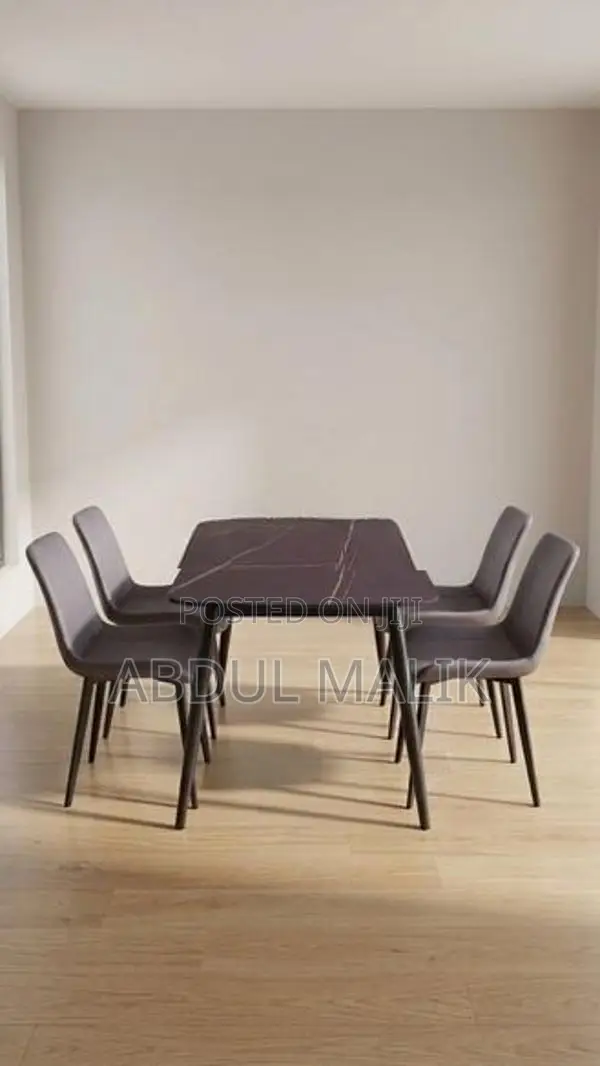 Granite Dining Table with 4 Chairs