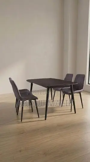 Granite Dining Table with 4 Chairs