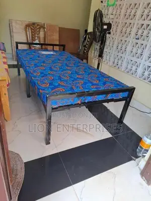 Single bed with mattress