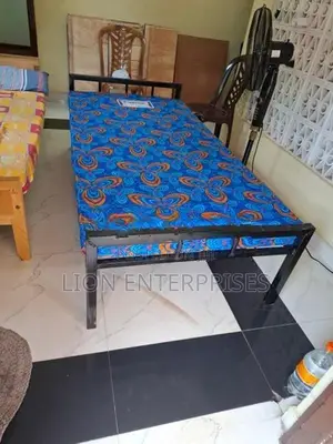 Single bed with mattress