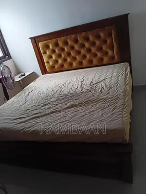 Teak Divon Cushion Bed with Arpico Spring Flexifoom Matress
