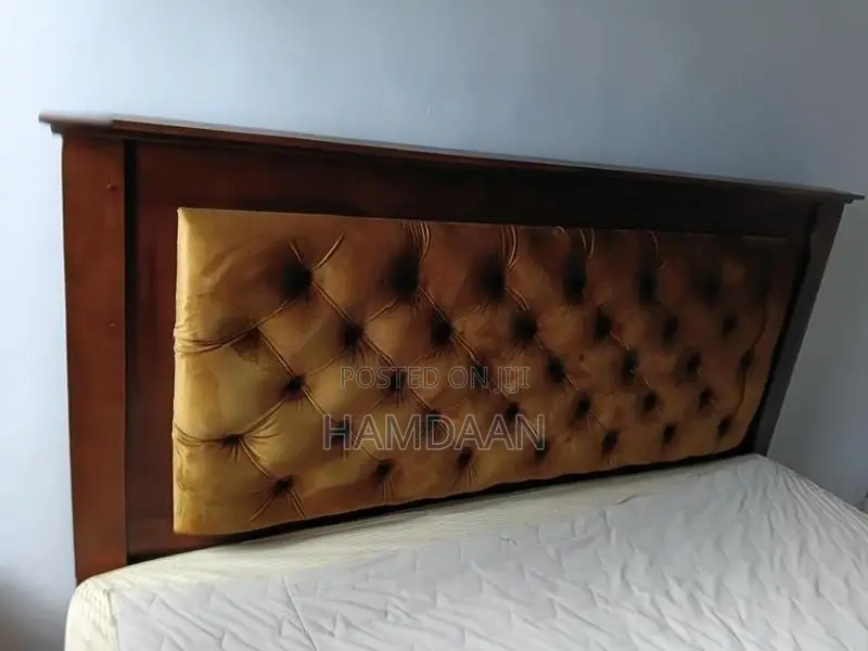 Teak Divon Cushion Bed with Arpico Spring Flexifoom Matress