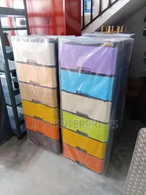 6 Drawer Plastic Cupboards Large