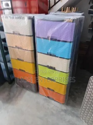6 Drawer Plastic Cupboards Large