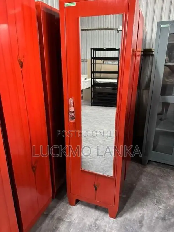 New 6x1.5 Size One Door Steel Cupboard With Mirror (Ff12)