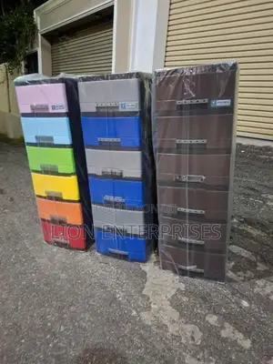6 Drawer Plastic Cupboards