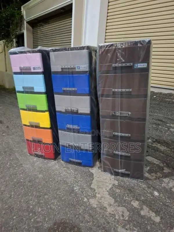 6 Drawer Plastic Cupboards