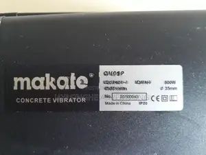 Concrete Vibrator With Cable 800W ( Porker ) MAKUTE BRAND