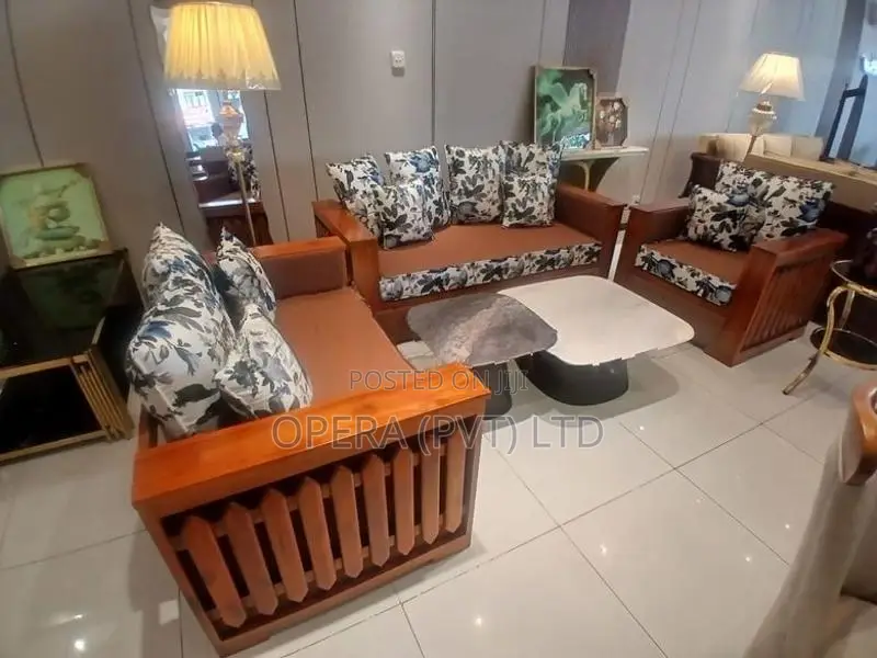 Brand New Teak Sofa Set