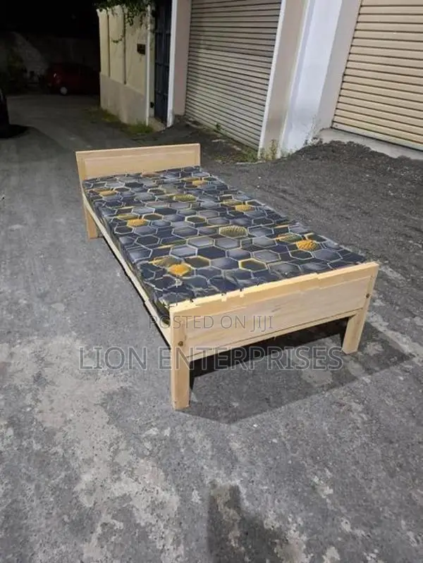 Single Bed with Mattress 6×3ft