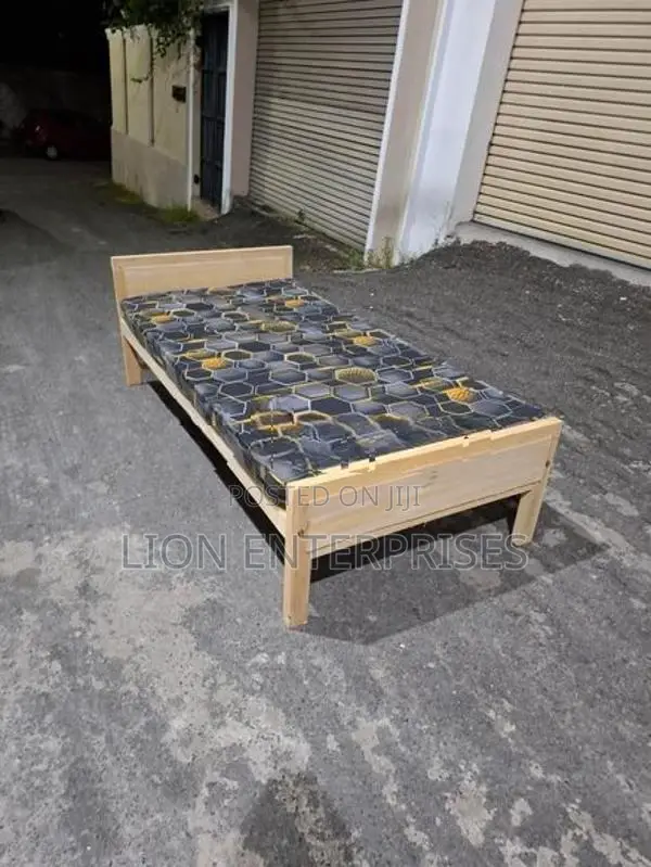 Single Bed with Mattress 6×3ft