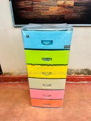 New Elaite 6 Pcs Plastic Drawer Cupboards
