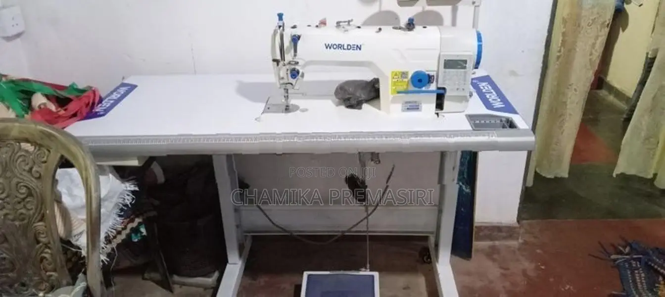 Worlden Automatic Single Needle Lock-Stitch Sewing Machine