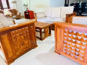 Teak Sofa Set 3 + 2 1 with Coffee Table