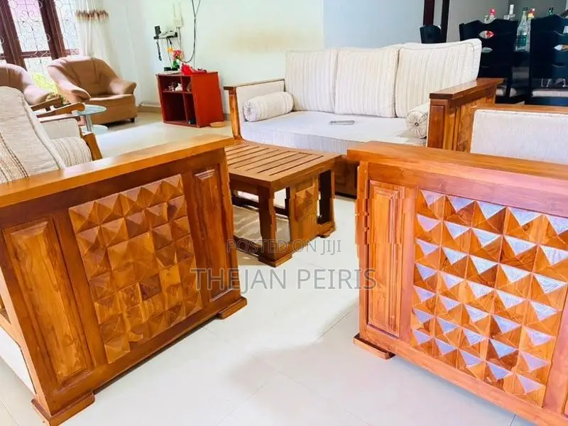 Teak Sofa Set 3 + 2 1 with Coffee Table