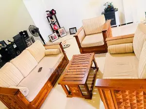 Teak Sofa Set 3 + 2 1 with Coffee Table