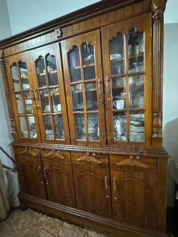 Pure Teak Wood Showcase- quick sale! – Elegant with Spacious