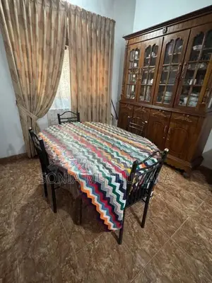 Solid Wooden Dining Table with 4 Chairs