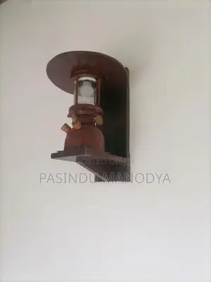 Wooden Vintage Lantern Wall Lamp