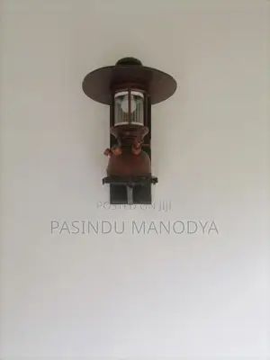 Wooden Vintage Lantern Wall Lamp