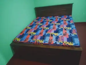 King Size Bed with Double Layer Mattress (E-7)