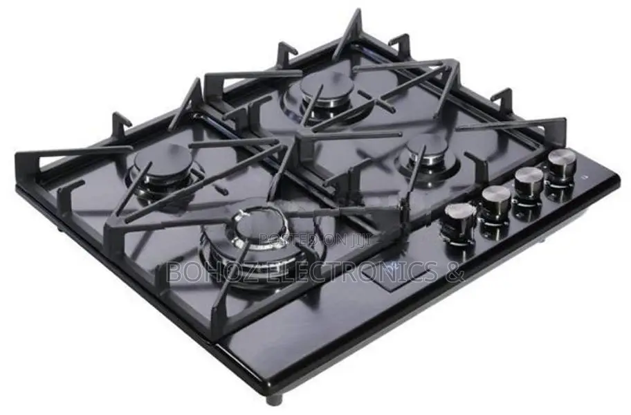 Euro Cooker Hob 4 Burner Magic Tempered Glass JZG54002B 49162