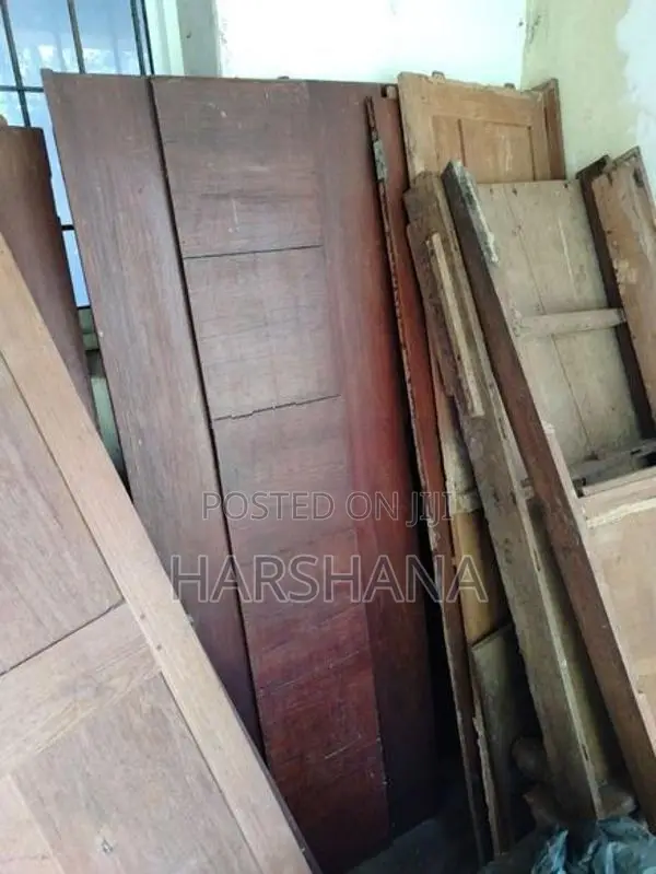 Two Teak Wood Wardrobes (Dismantled)