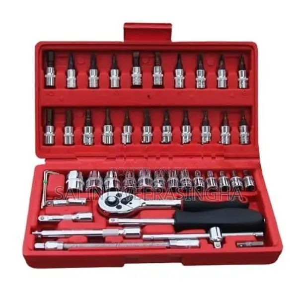 46Pcs Tool Kit Set with Box