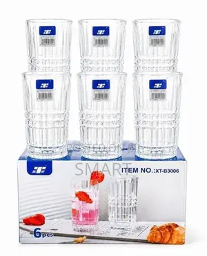 6 Pcs Glass Tumbler 350ML