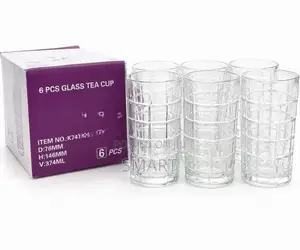 6 Pcs Glass Tumbler 370 Ml
