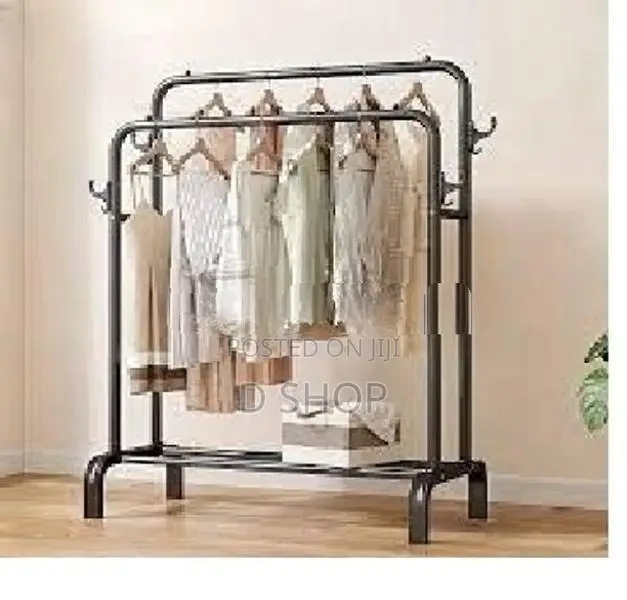 Simple Floor Multipurpose Cloth Rack Hanger Storage Organizer 48kg