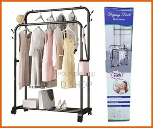 Simple Floor Multipurpose Cloth Rack Hanger Storage Organizer 48kg