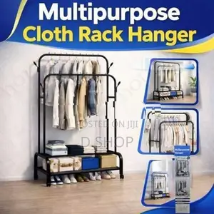 Simple Floor Multipurpose Cloth Rack Hanger Storage Organizer 48kg