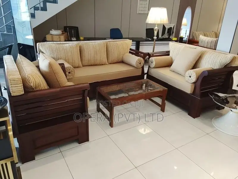 Brand New Mahogany Sofa Set