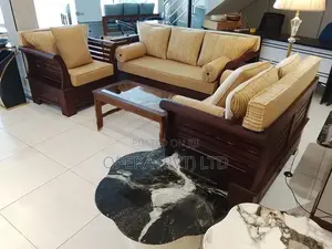 Brand New Mahogany Sofa Set