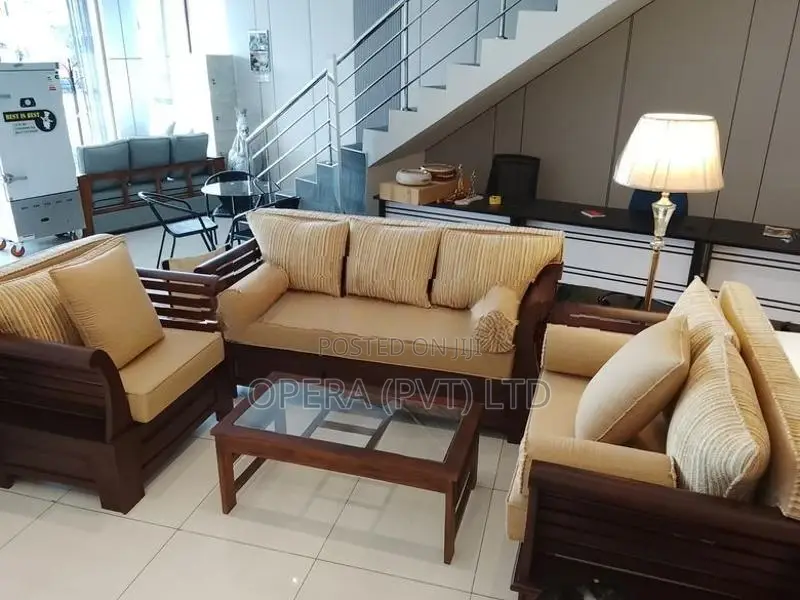 Brand New Mahogany Sofa Set
