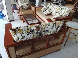 New Teak Floral- Sofa Set
