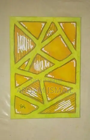 Abstract Art on Canvas by A E