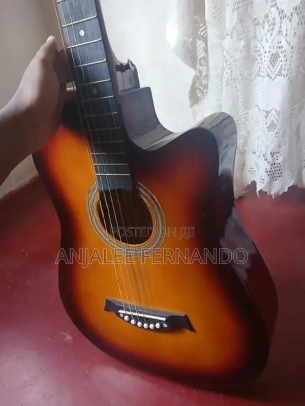 Agelin Acoustic Guitar With Bag New String Set