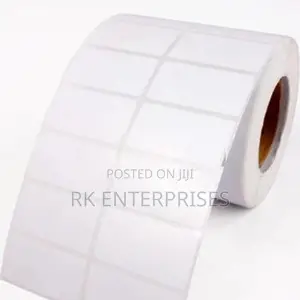 Thermal Transfer 50 Mm X 25 2 Ups 2000 Pcs Barcode Sticker Roll