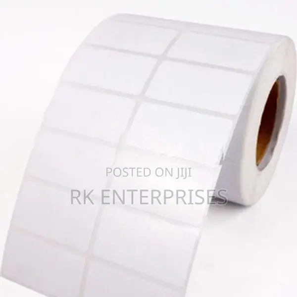 Thermal Transfer 50 Mm X 25 2 Ups 2000 Pcs Barcode Sticker Roll