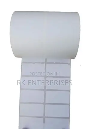 Thermal Transfer 38 Mm X 25 2 Ups 2500 Pcs Barcode Sticker Roll