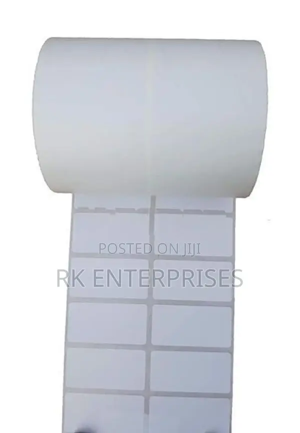 Thermal Transfer 38 Mm X 25 2 Ups 2500 Pcs Barcode Sticker Roll