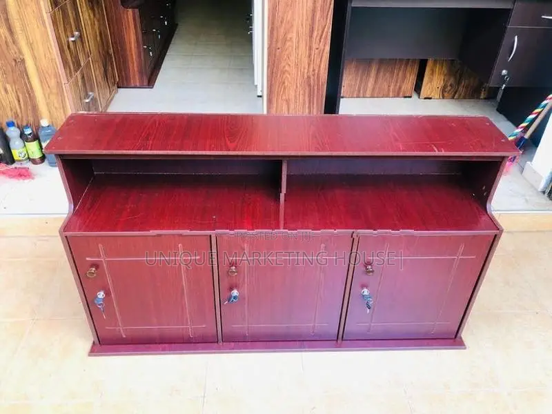 Modern 4 Ft Reddish Pantry Cupboards