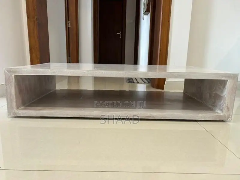 Coffee Table Mahogany White Wash Finish