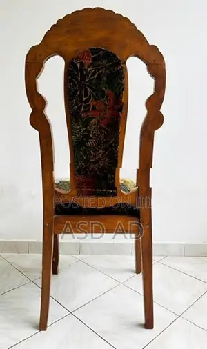 Teak Wood 6 Dining Table Chairs