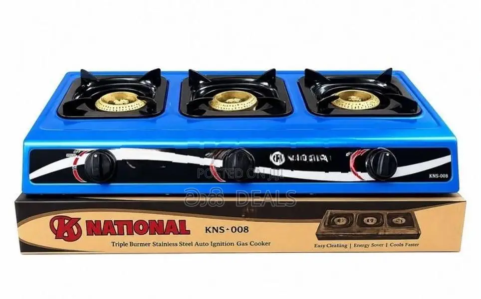 V National 3 Burner Stainless Steel