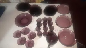 Complete Purple Glassware Set